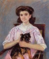 Porträt von Marie Louise Durand Ruel Mütter Kinder Mary Cassatt